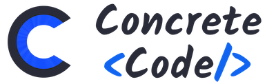 concrete code logo light